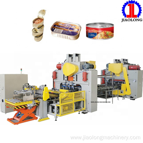 Automatic two piece tin can making line with eoe making machine